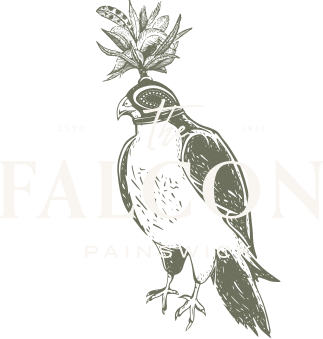 The Falcon Painswick Footer Logo